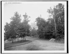 A Driveway, Lake Mohonk House, N.Y., (1902?). Creator: Unknown