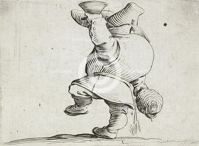 A Drinker Seen From Behind, 1616. Creator: Jacques Callot.