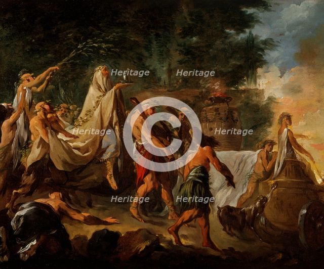 A Druids' Ceremony, c1740. Creator: Hallé, Noël (1711-1781).