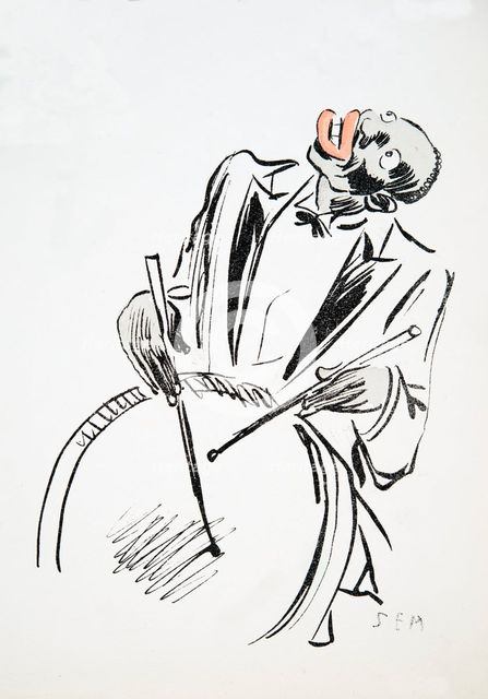 A Drummer, from 'White Bottoms' pub. 1927.