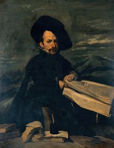 A dwarf at the court of King Philip IV of Spain. Creator: Diego Velasquez