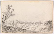 A Dune Landscape, 1650-51. Creator: Jan van Goyen