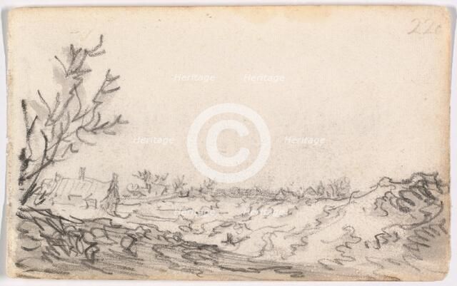 A Dune Landscape, 1650-51. Creator: Jan van Goyen.