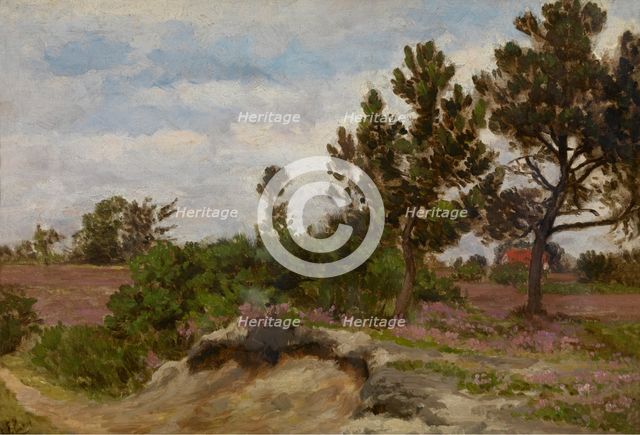 A Dune Landscape, late 19th-early 20th century. Creator: Alfred Elsen.