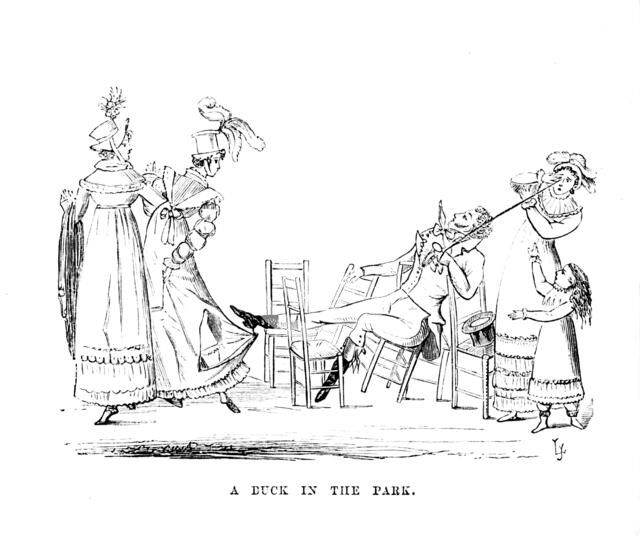 'A Duck in the Park ', c1870. Artist: Unknown.