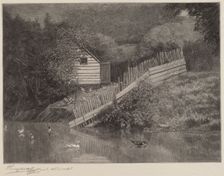 A Duck Pond, 1906. Creator: Henry Wolf