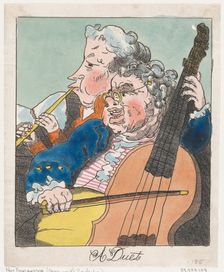 A Duet, 1785 (?)., 1785 (?). Creator: Unknown