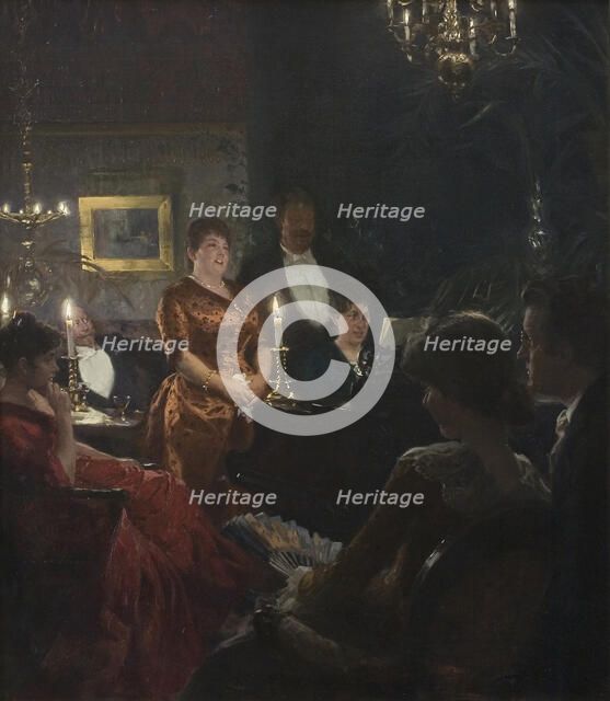 A Duet, 1887. Creator: Peder Severin Kroyer.