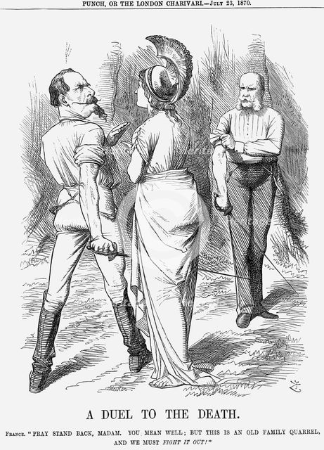 'A Duel to the Death', 1870. Creator: Joseph Swain.