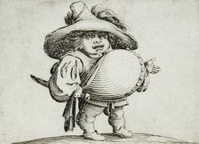 A Duellist with Two Sabres, 1616. Creator: Jacques Callot