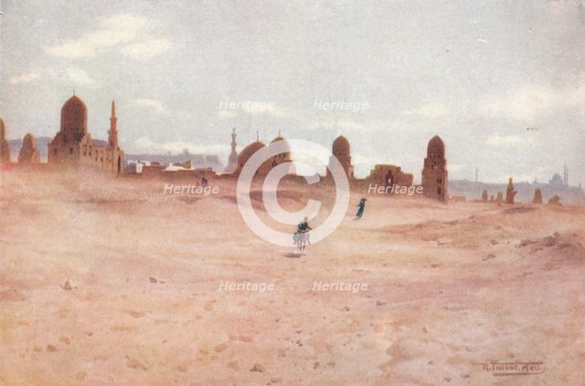 'A Dusty Day at the Tombs of the Khalifs', c1880, (1904). Artist: Robert George Talbot Kelly.