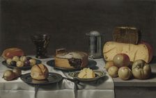 A Dutch Breakfast, c1610-1650. Creator: Floris van Schooten