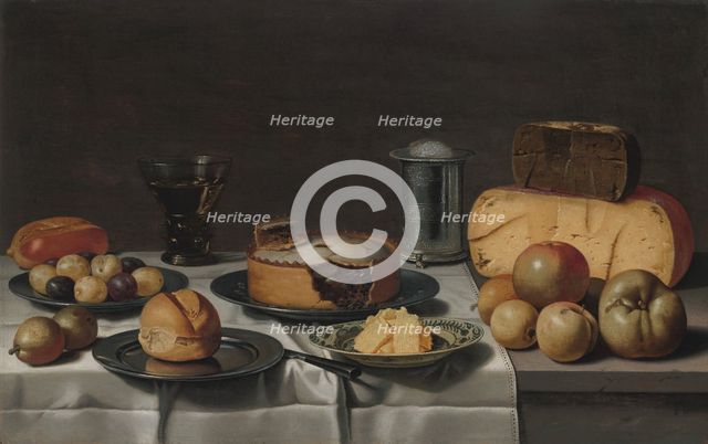A Dutch Breakfast, c1610-1650. Creator: Floris van Schooten.