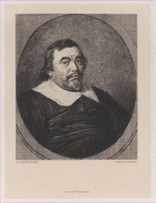 A Dutch Burgomaster, after Bartholomeus van der Helst, 1871. Creator: Jules-Ferdinand Jacquemart