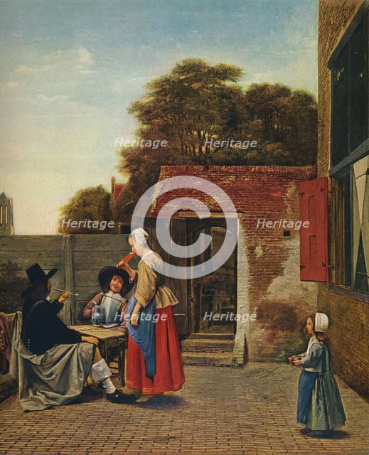 'A Dutch Courtyard', 1658-1660. Artist: Pieter de Hooch.