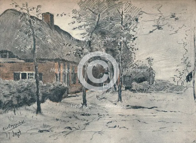 'A Dutch Farm', c1900.
