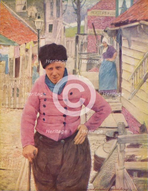 'A Dutch Fisherman', 1903. Artist: Mortimer L Menpes.