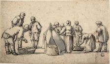 A Dutch Fishmarket, n.d. Creator: Willem van de Velde I