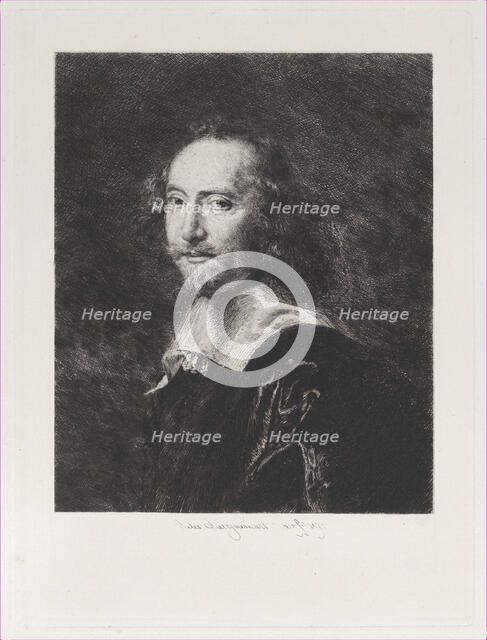 A Dutch Gentleman, after Adriaen de Vries, 1871. Creator: Jules-Ferdinand Jacquemart.