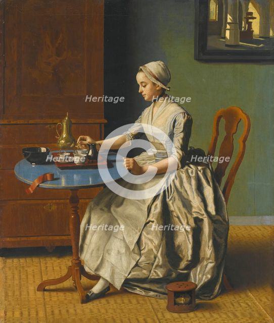 A Dutch Girl At Breakfast.