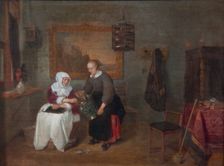 A Dutch interior 1640-1658. Creator: Gerritsz Quiringh van Brekelenkam