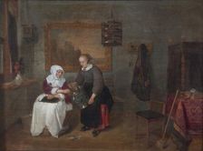 A Dutch interior 1640-1658. Artist: Gerritsz Quiringh van Brekelenkam