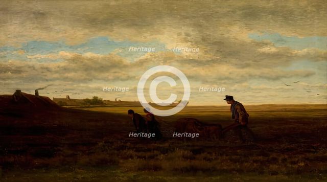 A Dutch Landscape, 1862. Creator: Gerrit Alexander Godart Filip Mollinger.