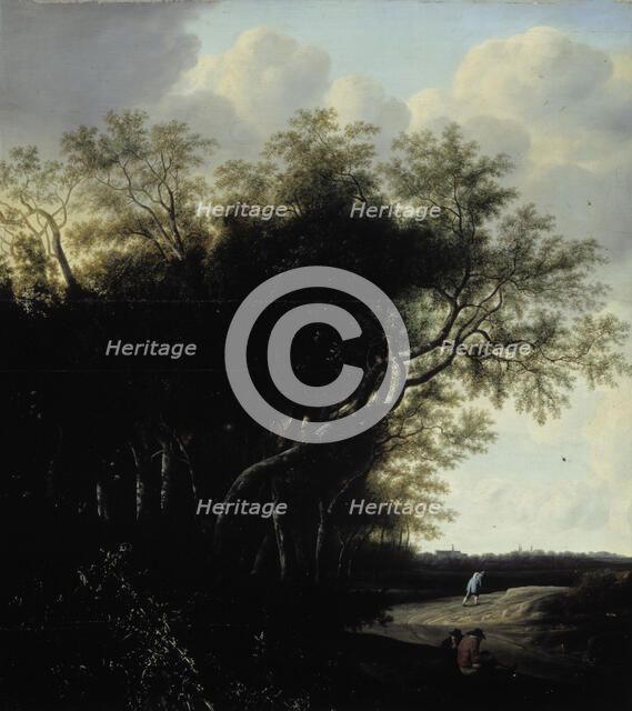 A Dutch landscape, c1640-1660. Creator: Jan Goedart.