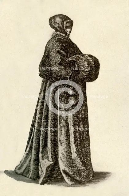 'A Dutch lady in outdoor dress', 1640, (1937). Creator: Unknown.
