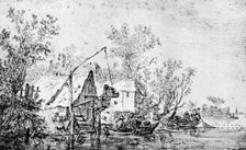 A Dutch River, 1913.Artist: Jan van Goyen