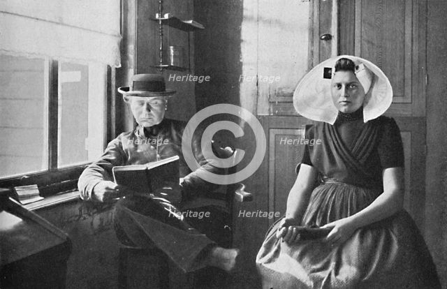 A Dutchman and his wife, 1912. Artist: Charles Lefebure.