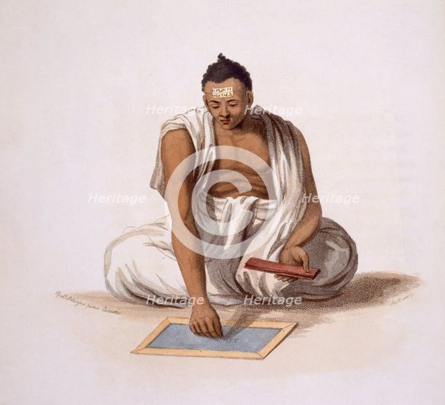 A Dyback, or Astrologer, 1804. Creator: Franz Balthazar Solvyns (1760-1824).