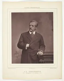 A. E. Nordenskiold (Swedish geologist and mineralogist, born Finland, 1832-1901), c. 1880. Creators: Benque, Benque and Klary