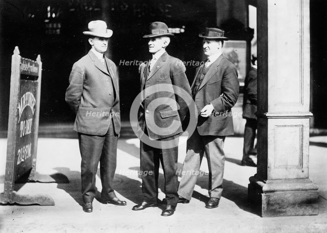 A. Entenza, W.K. Benson, and C. Wachtmeister, c1912. Creators: Bain News Service, George Graham Bain.