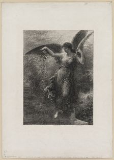 À Eugene Delacroix, 1890. Creator: Henri Fantin-Latour (French, 1836-1904)