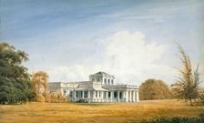 A European house in Madras, 1834. Creator: Justinian Gantz