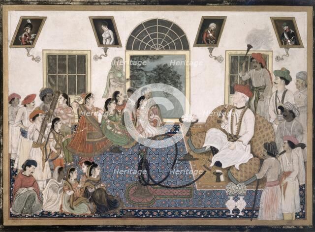 A European, probably Sir David Ochterlony (1758-1825), in Indian dress..., c1820. Creator: Anon.