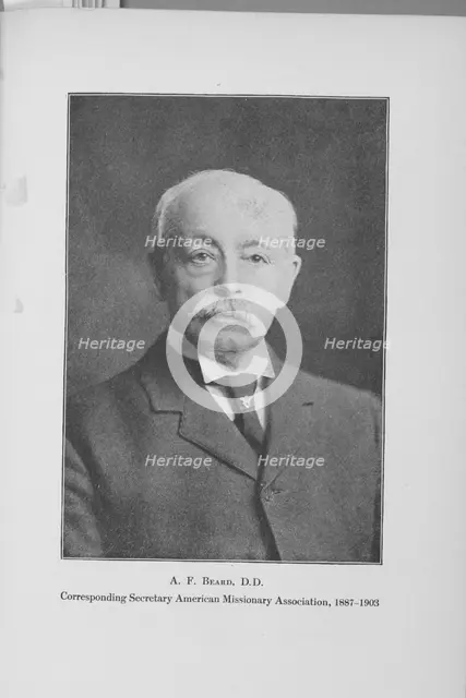 A.F. Beard; Corresponding Secretary American Missionary Association, 1887-1903, 1909. Creator: Unknown.