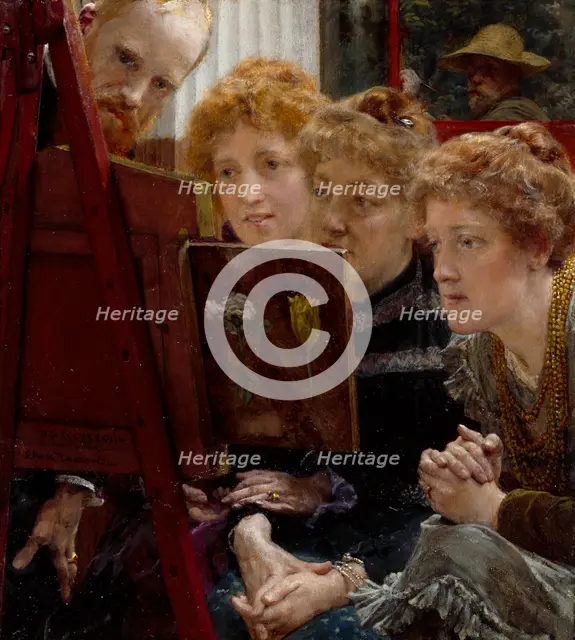 A Family Group, 1896. Creator: Lawrence Alma-Tadema.