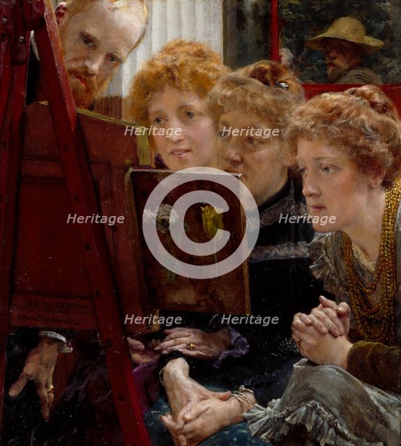 A Family Group, 1896. Creator: Lawrence Alma-Tadema.