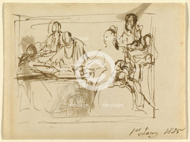 A Family Group, 1835. Creator: David Wilkie.