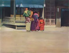 A Family Group c1887, (1901). Artist: Mortimer L Menpes