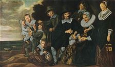 A Family Group in a Landscape 1647-50. Artist: Frans Hals