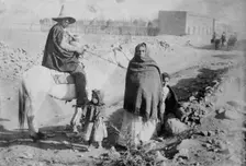 A family in Northern Mexico, between c1915 and c1920. Creator: Bain News Service