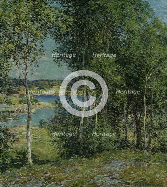 A Family of Birches, 1907. Creator: Willard Leroy Metcalf.