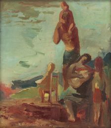 A family outing, 1943. Creator: Bedrich Hoffstädter