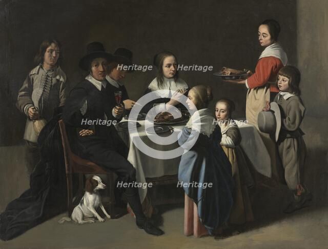 A Family Meal, c. 1645-55 or later. Creator: Le Nain family (French).