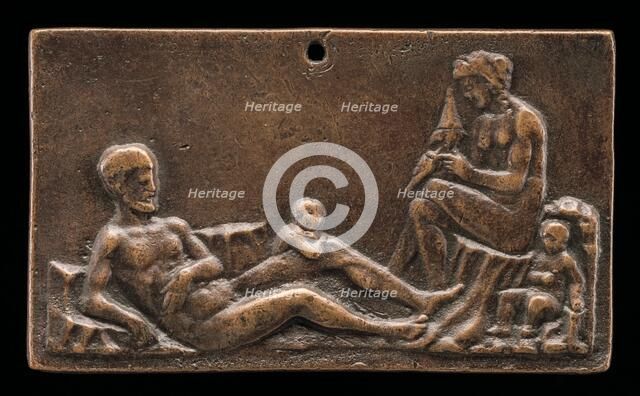 A Family Scene (Adam & Eve), c. 1500. Creator: Unknown.