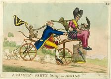 A Family Party Taking an Airing, 1819. Creator: William Heath