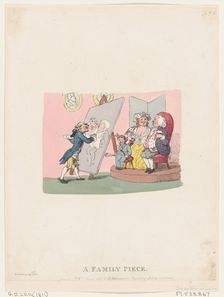 A Family Piece, published 1803 (later reissue)., published 1803 (later reissue). Creator: Thomas Rowlandson